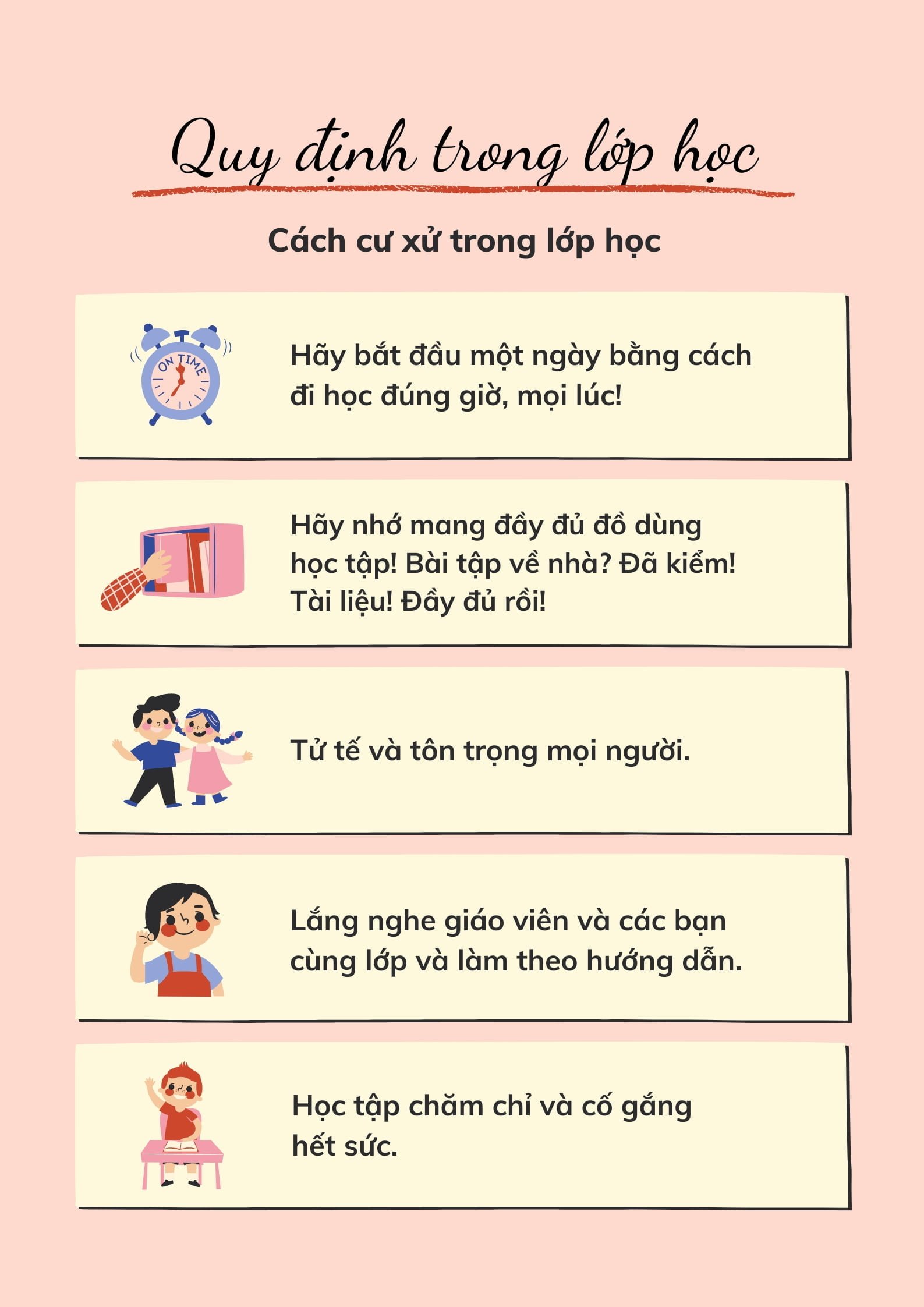 quy định lớp
