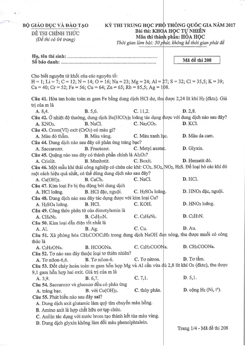de thi hoa thpt quoc gia 2017 anh 1