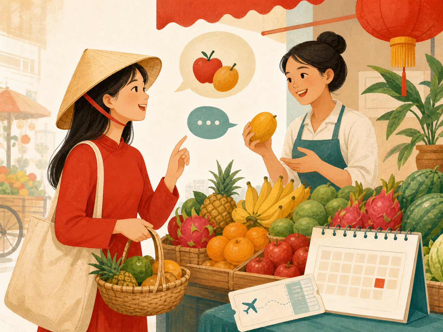 Giao tiếp tại chợ và trong đời sống
