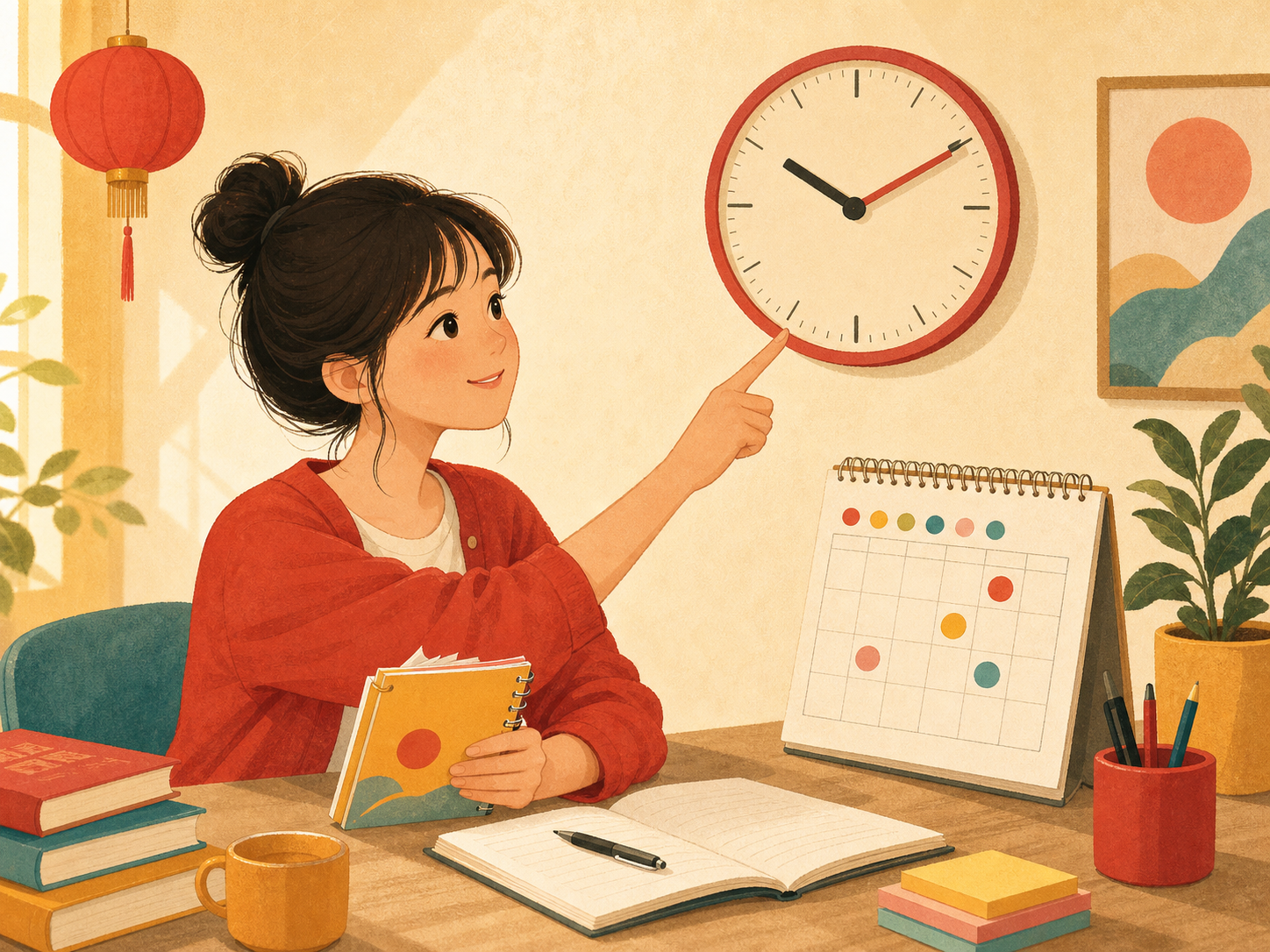 Học về thời gian và lịch học