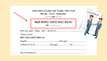 hợp đồng thuê mặt bằng